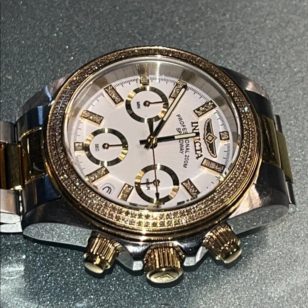 Two toned diamond watch - Picture 5 of 5